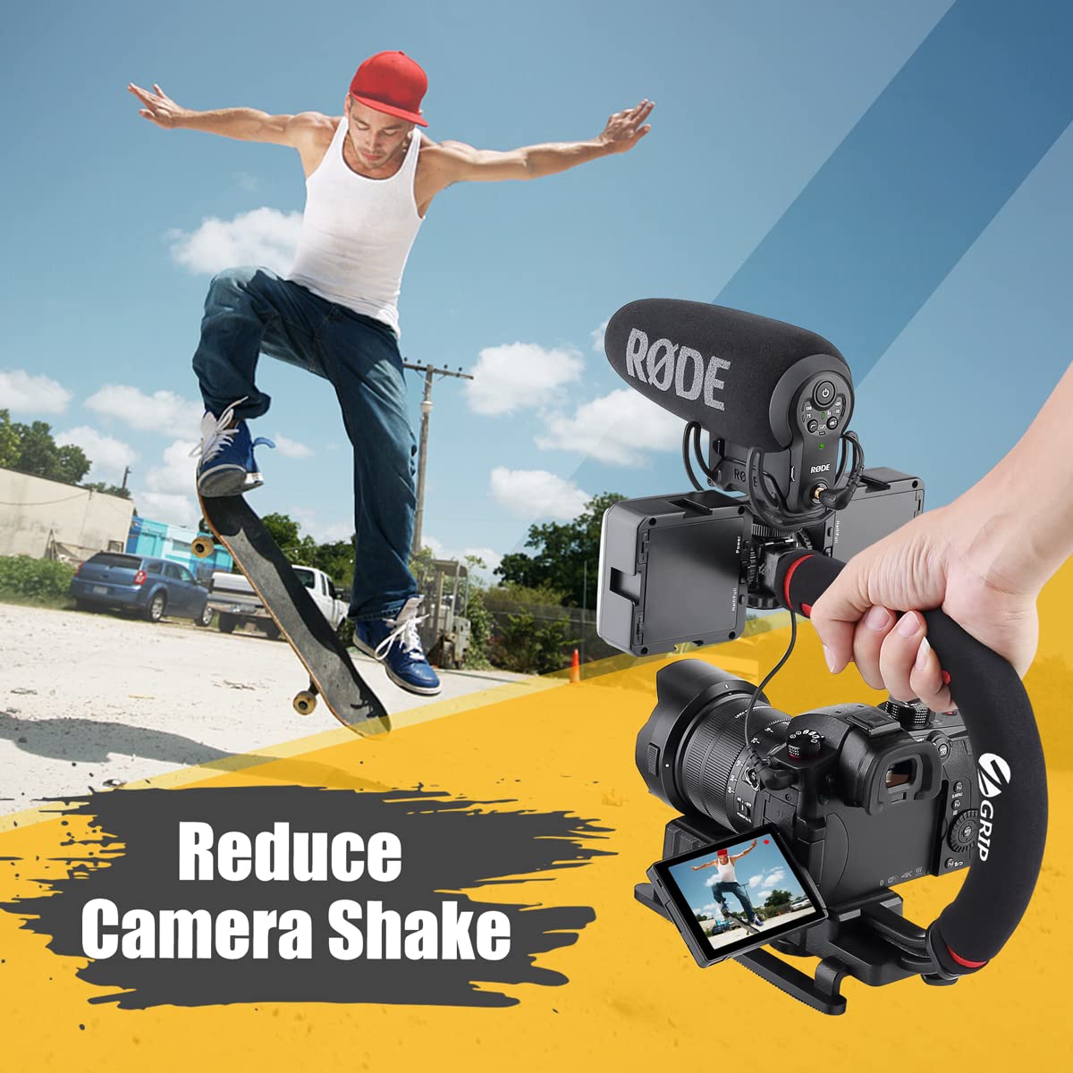 Zeadio Video Action Stabilizing Handle Grip Handheld - Zeadio Official Imagery - 3
