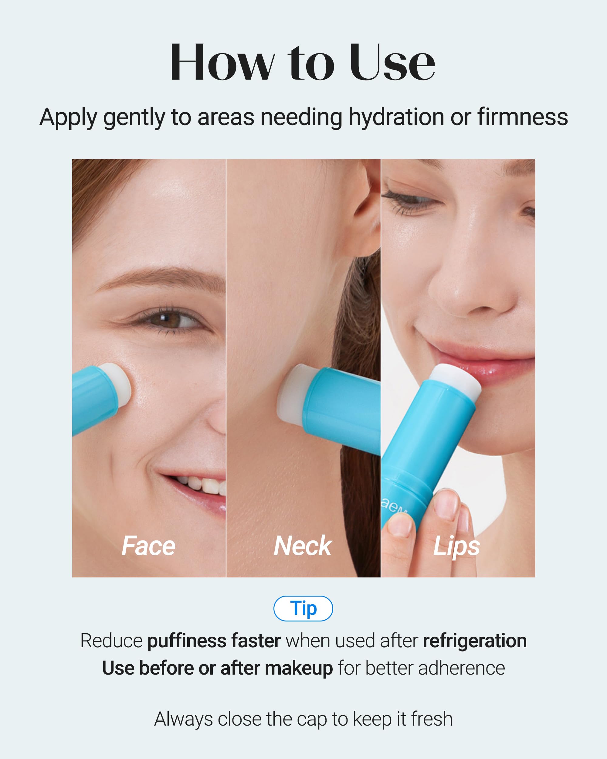 THESAEM Iceland Hydrating Eye Stick - Cooling Balm Dark Circles & Puffiness - THESAEM Official Product View 8