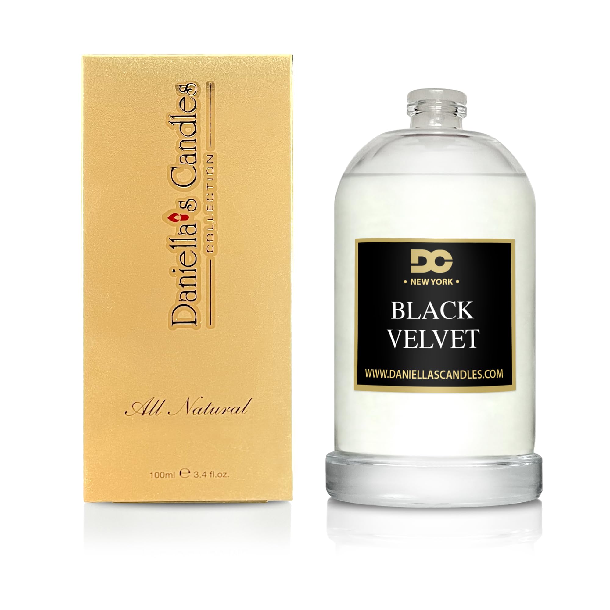 Daniella's Candles Black Velvet Scent Oil, Premium Grade - Product Imagery