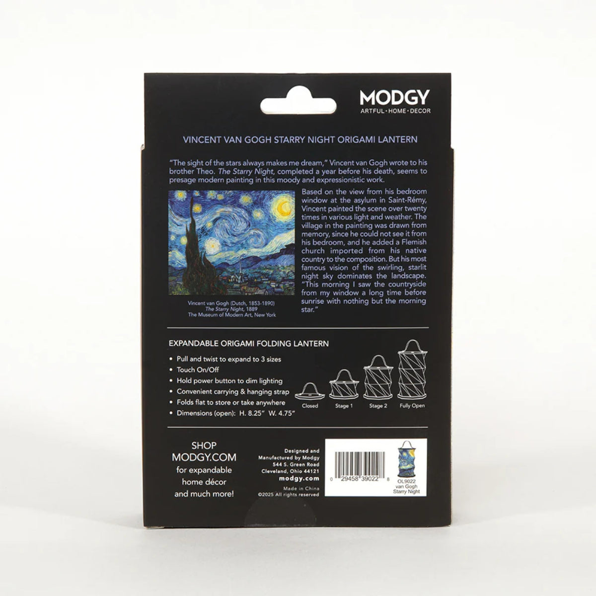 Starry Night Origami Lantern Rechargeable LED Decorative - MODGY Official Imagery - 3