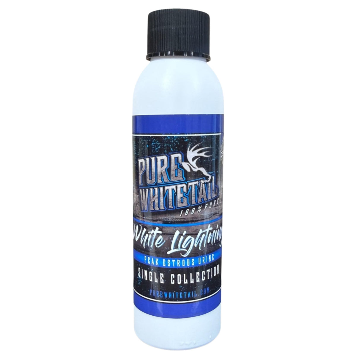 White Lightning Peak Estrous Urine Doe in Rut Scent - Pure Whitetail Official Imagery - 1