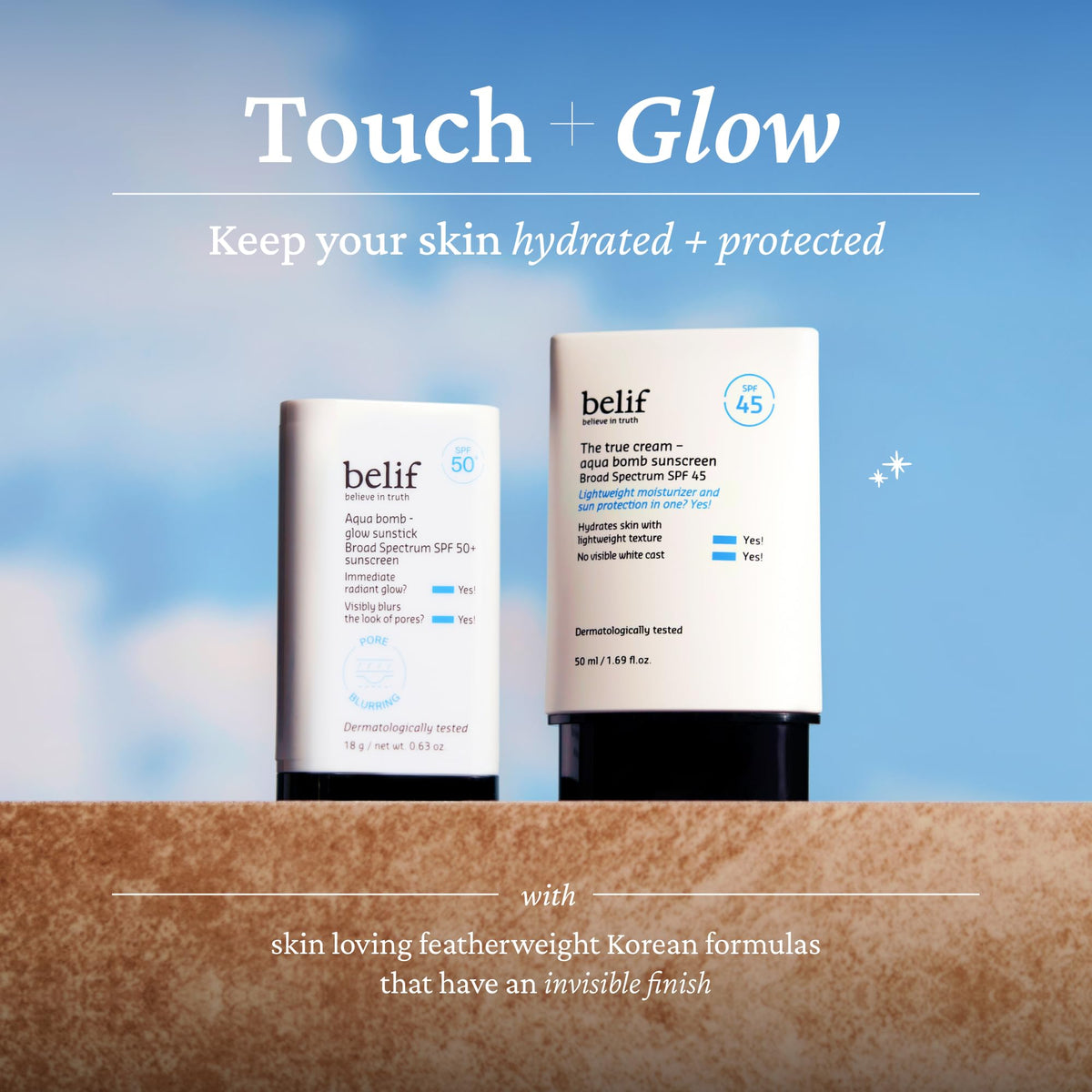 belif Aqua Bomb SPF 45 Hydrating Niacinamide Sunscreen - belif Official Imagery - 8