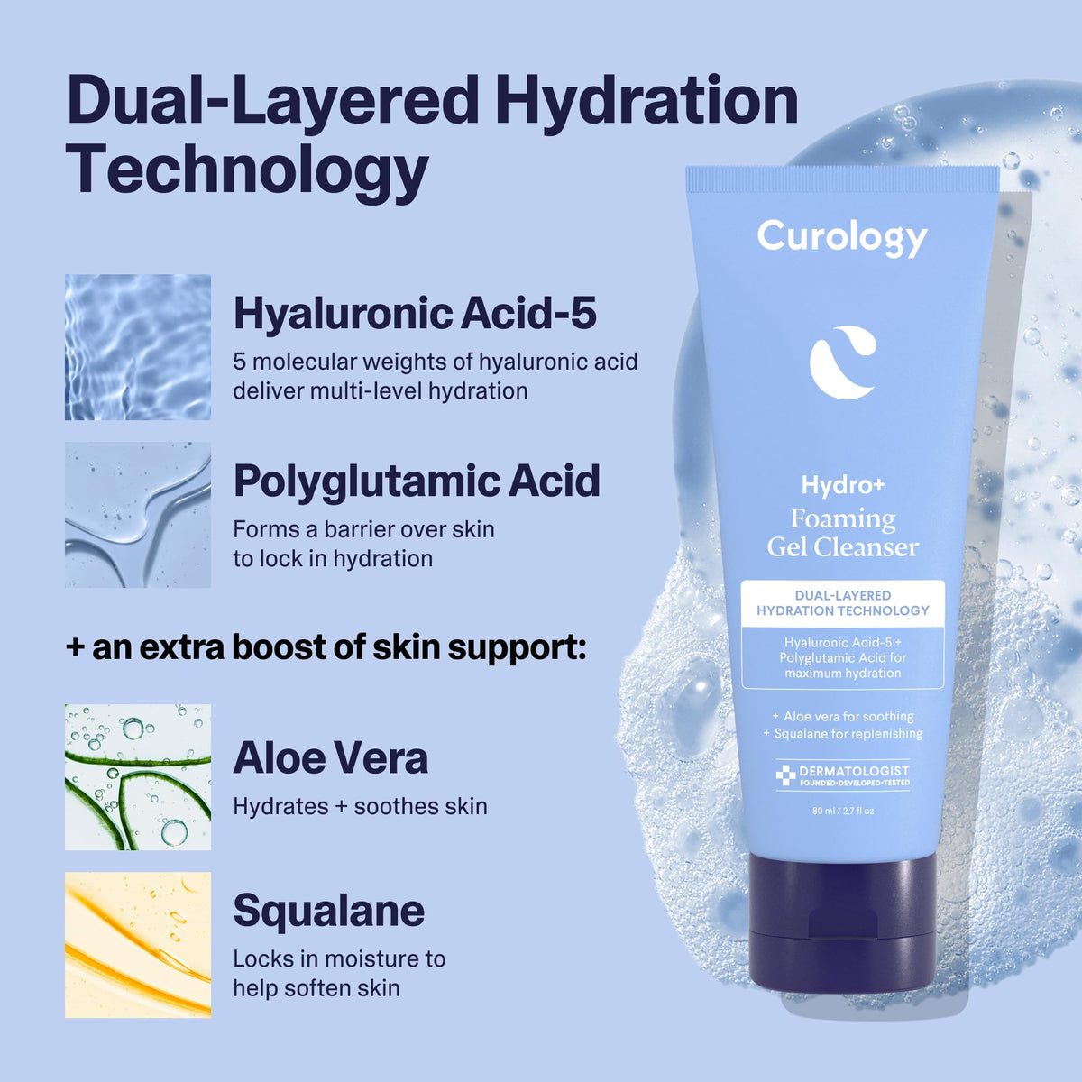 Curology Hydro Skincare Set Cleanser Moisturizer and - Curology Official Imagery - 4