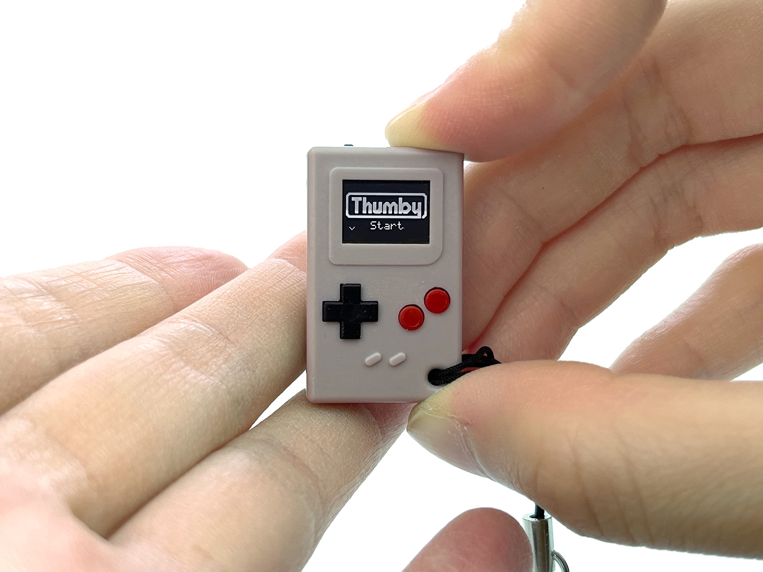 TinyCircuits Thumby Programmable Game Console Keychain – Retro Gaming Fun Mini-C - TinyCircuits Official Product View 1