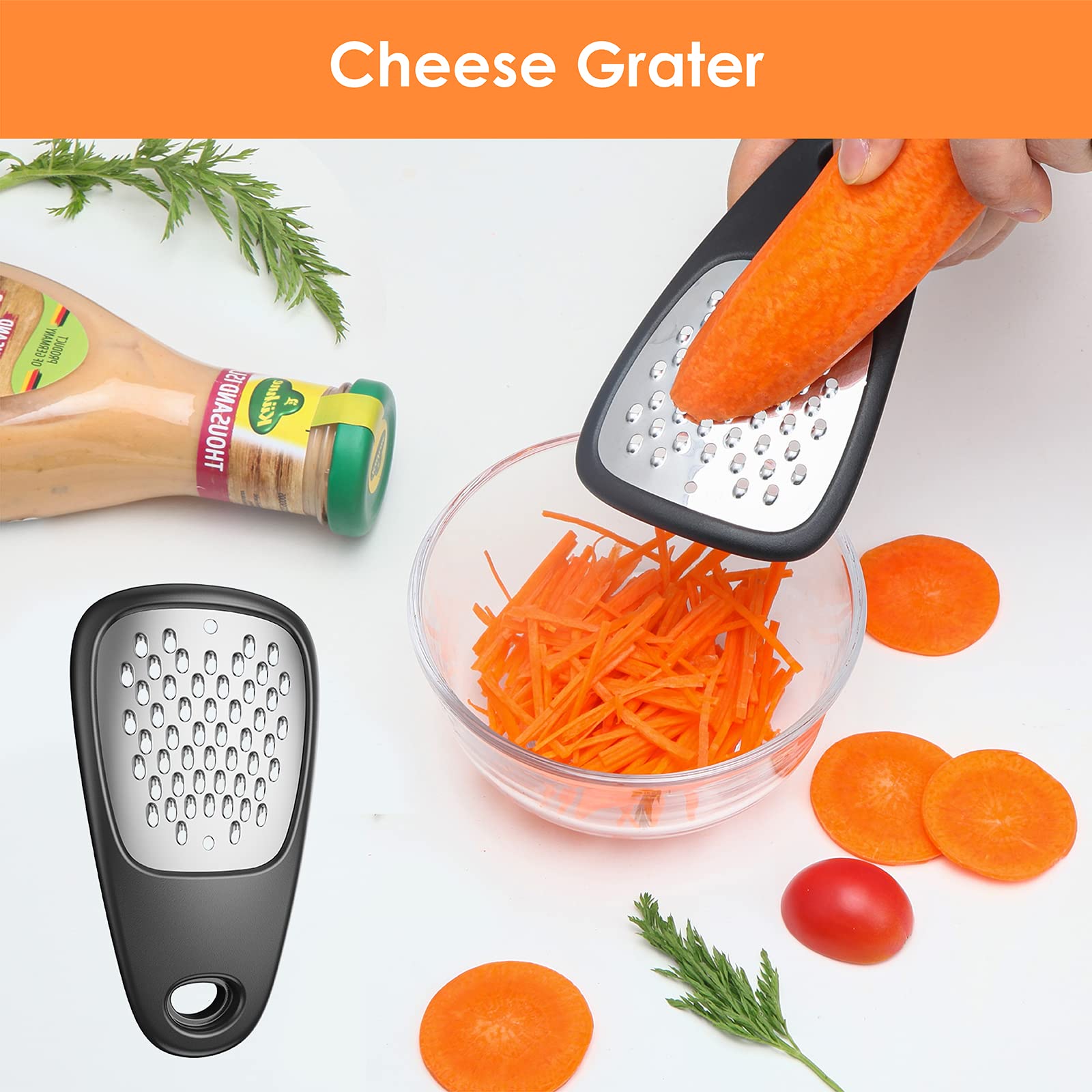 Pisol Kitchen Unique Gadgets Set 6 Pieces, Space Saving, Cheese Grater - View 3