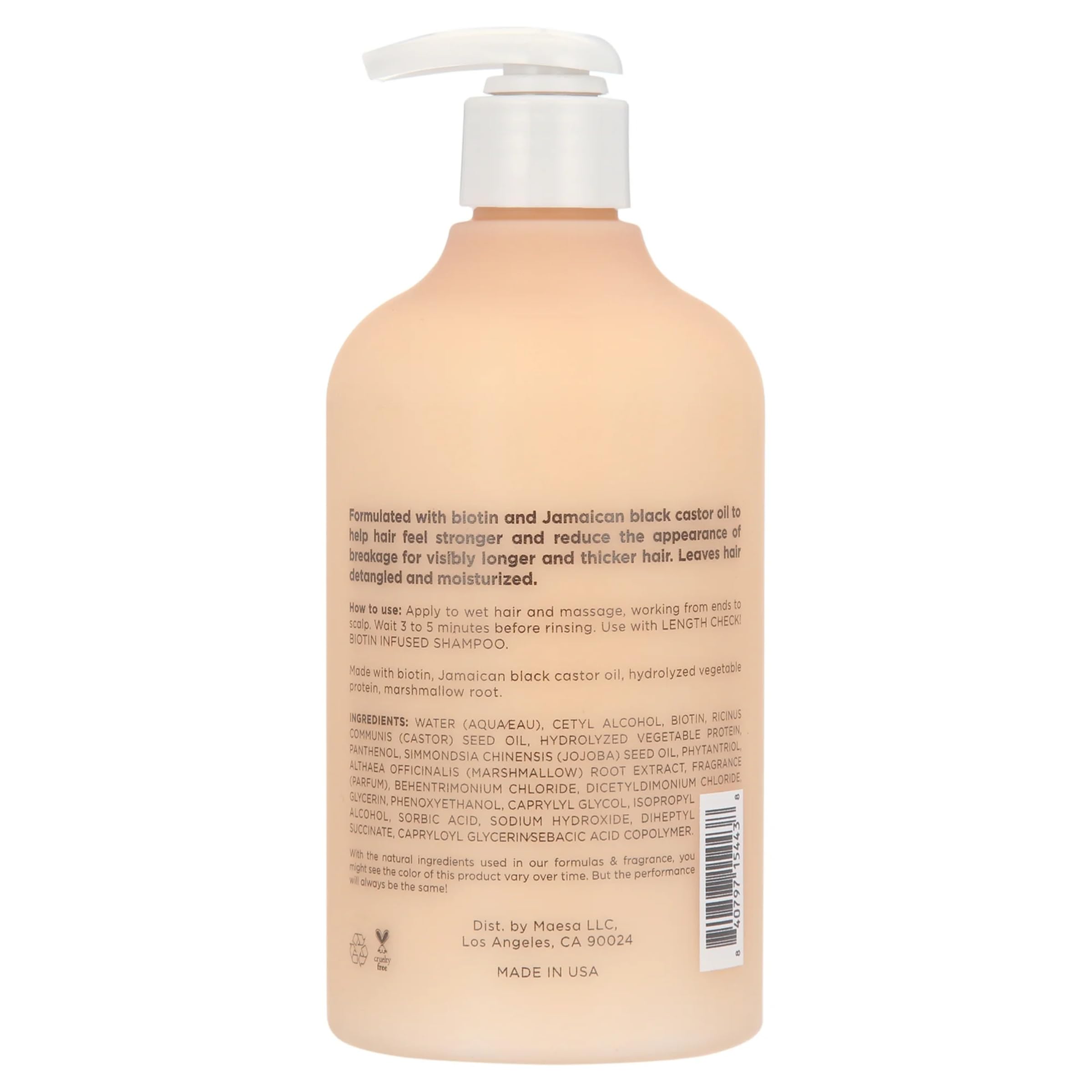 Hairitage Biotin & Jamaican Castor Oil Hair Conditioner for Thinning Hair - - Hairitage Official Product View 3