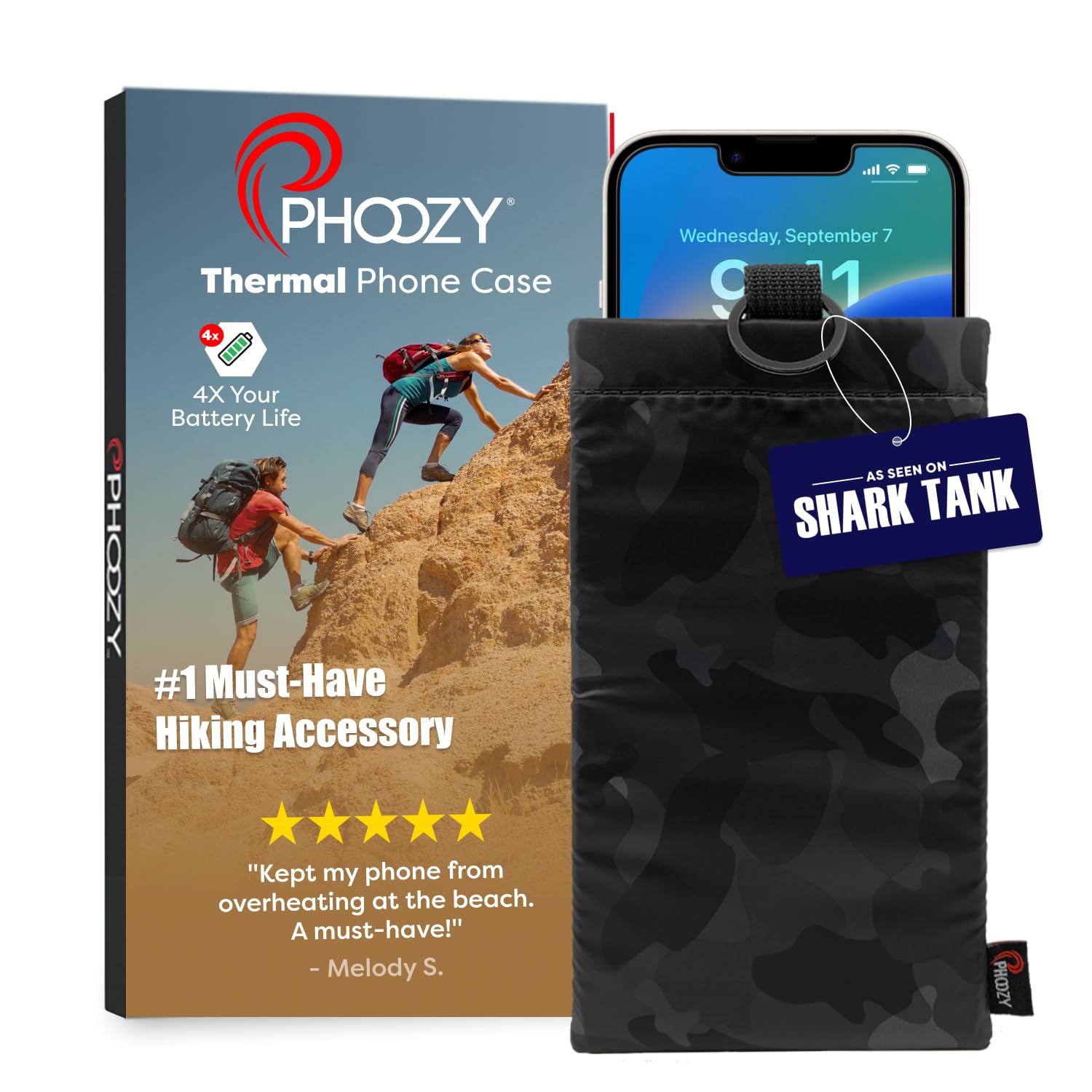 PHOOZY Apollo II Thermal Phone Case with NASA-Derived Technology - Extends Batte - PHOOZY Official Product View 9