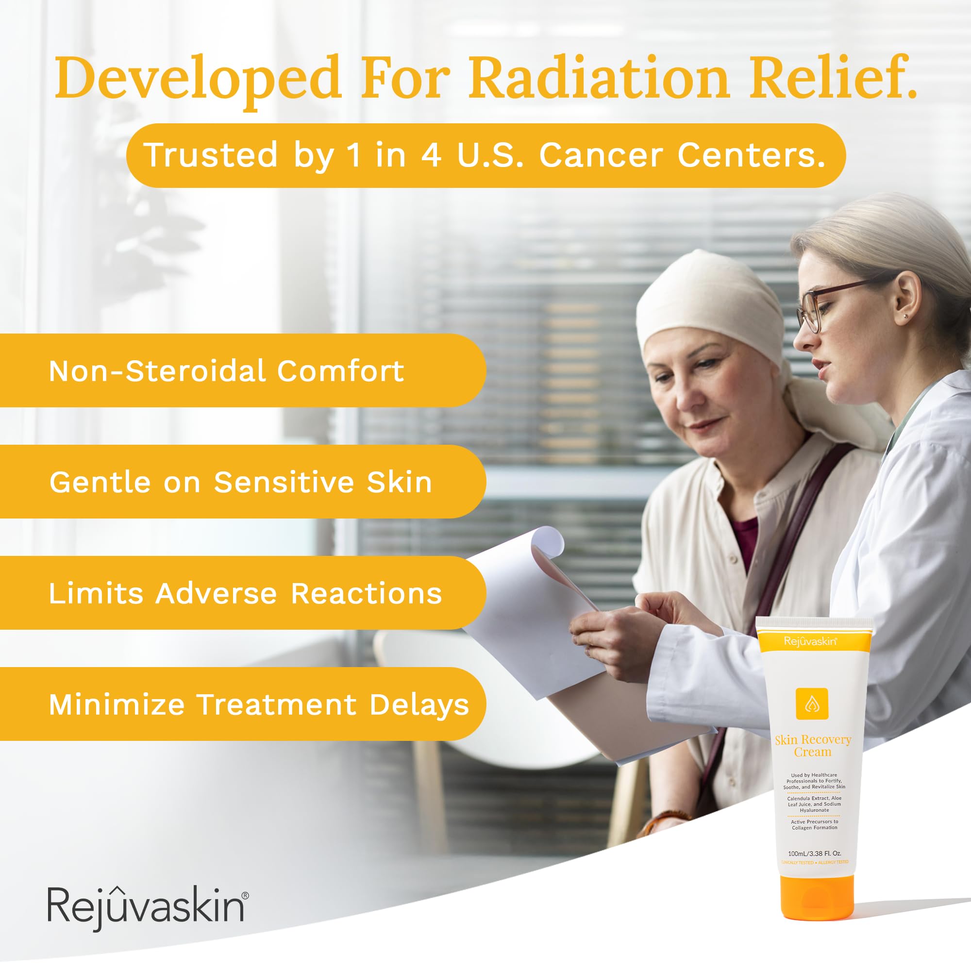 Rejuvaskin Skin Recovery Cream 100mL – Radiation & Eczema Relief