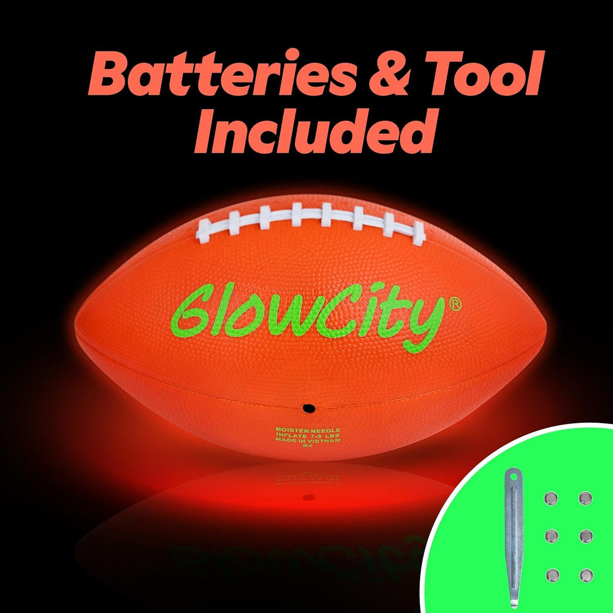 GlowCity Glow in The Dark Football - GlowCity Official Imagery - 5