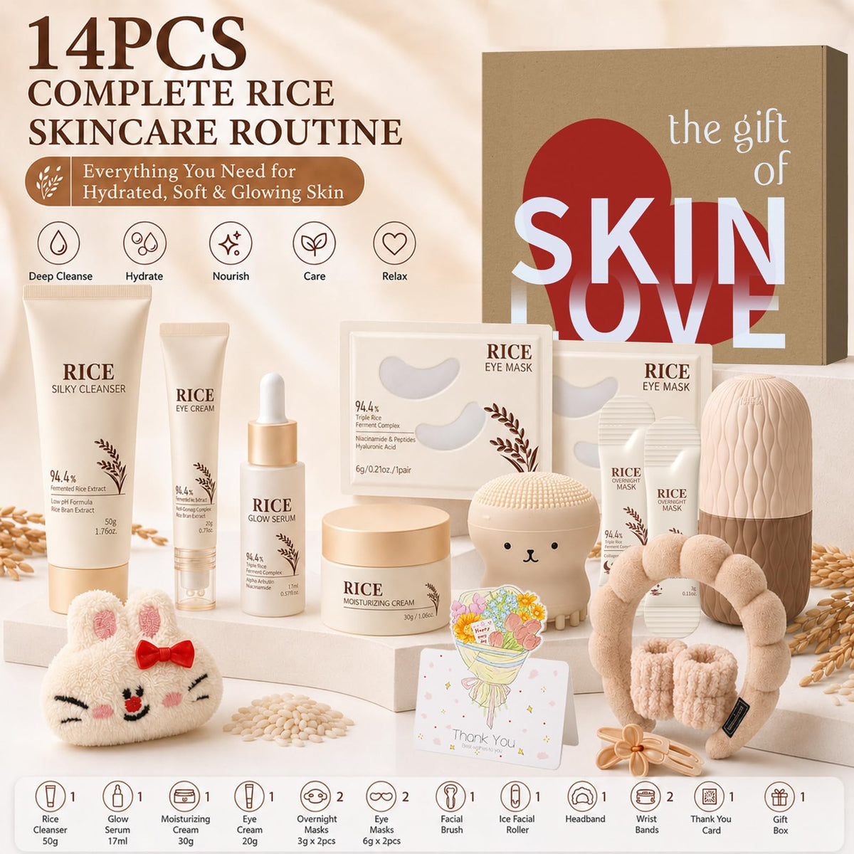 14PCS Complete Korean Skin Care Set for Kids 10 12 - MrCuvaryas Official Imagery - 3