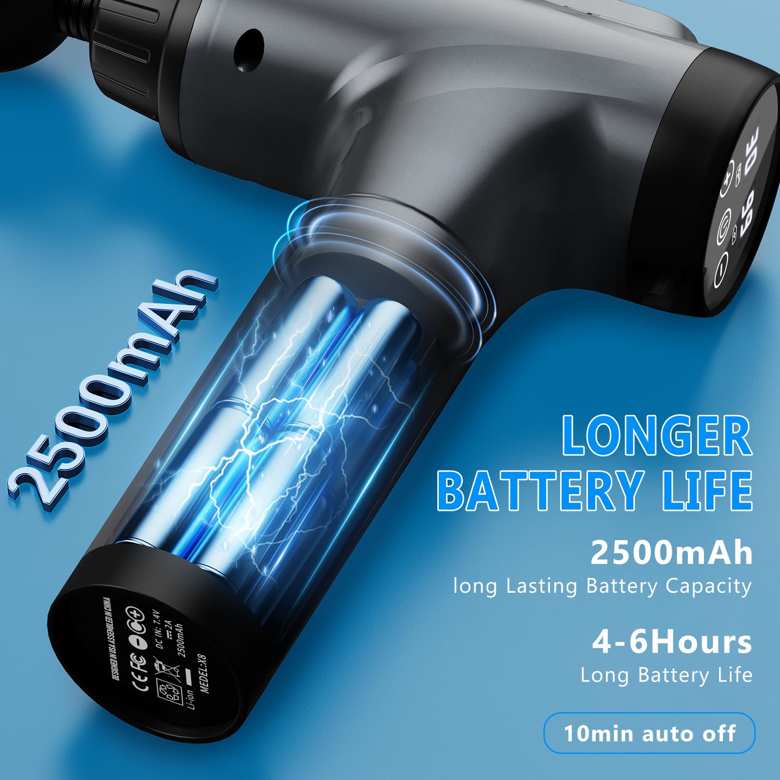 APHERMA Massage Gun, Muscle Massage Gun for Athletes Handheld Electric - View 3