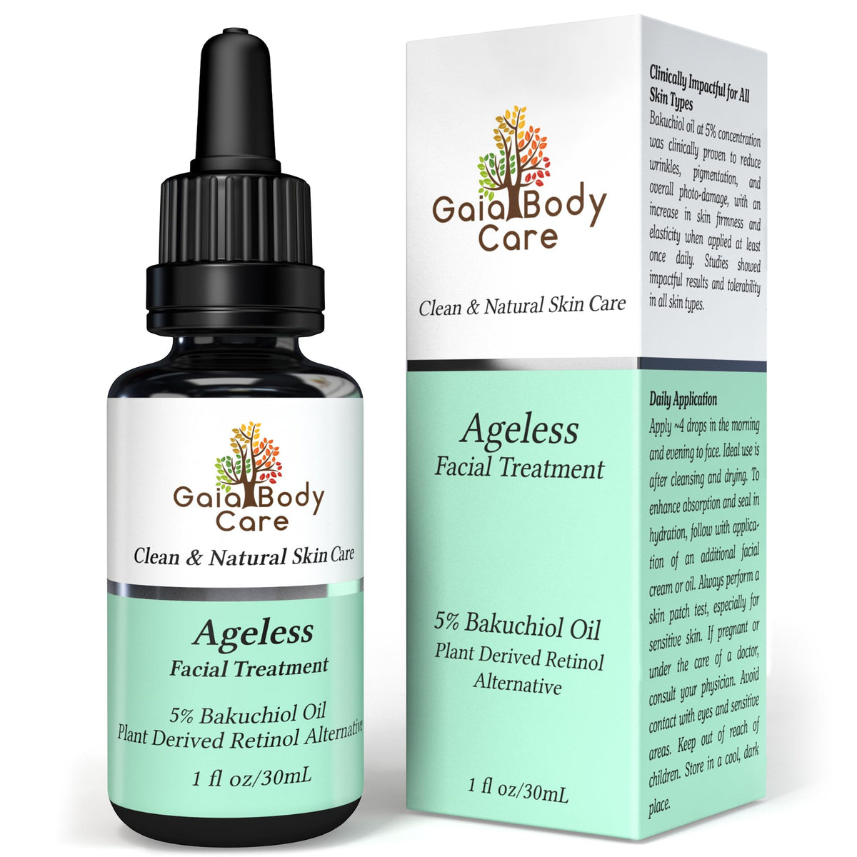 Gaia Body Care 5 Bakuchiol Oil Organic - Gaia Body Care Official Imagery - 4