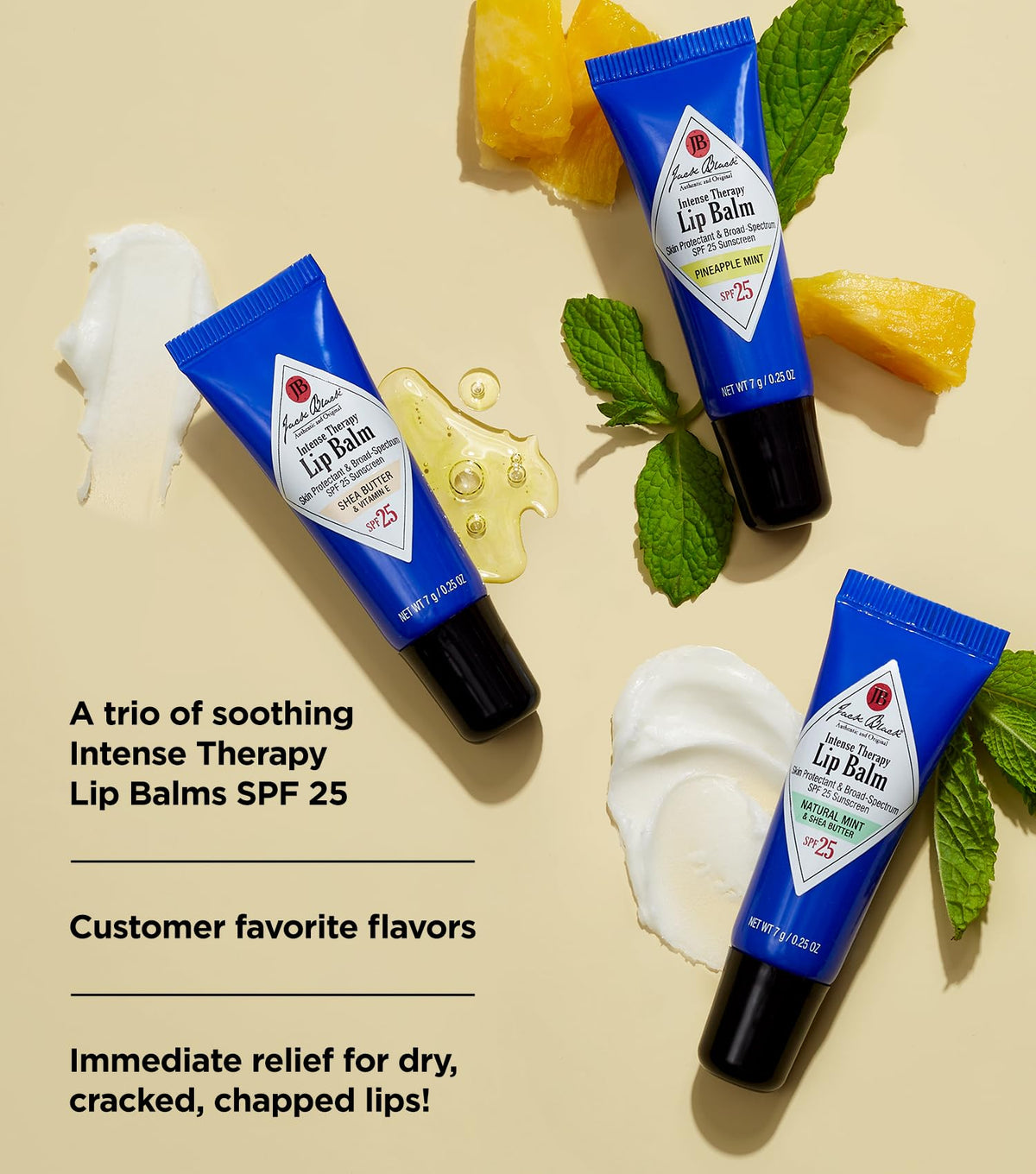 Jack Black Intense Therapy Lip Balm SPF 25 Sun Protection - Premium Selection Official Imagery - 5