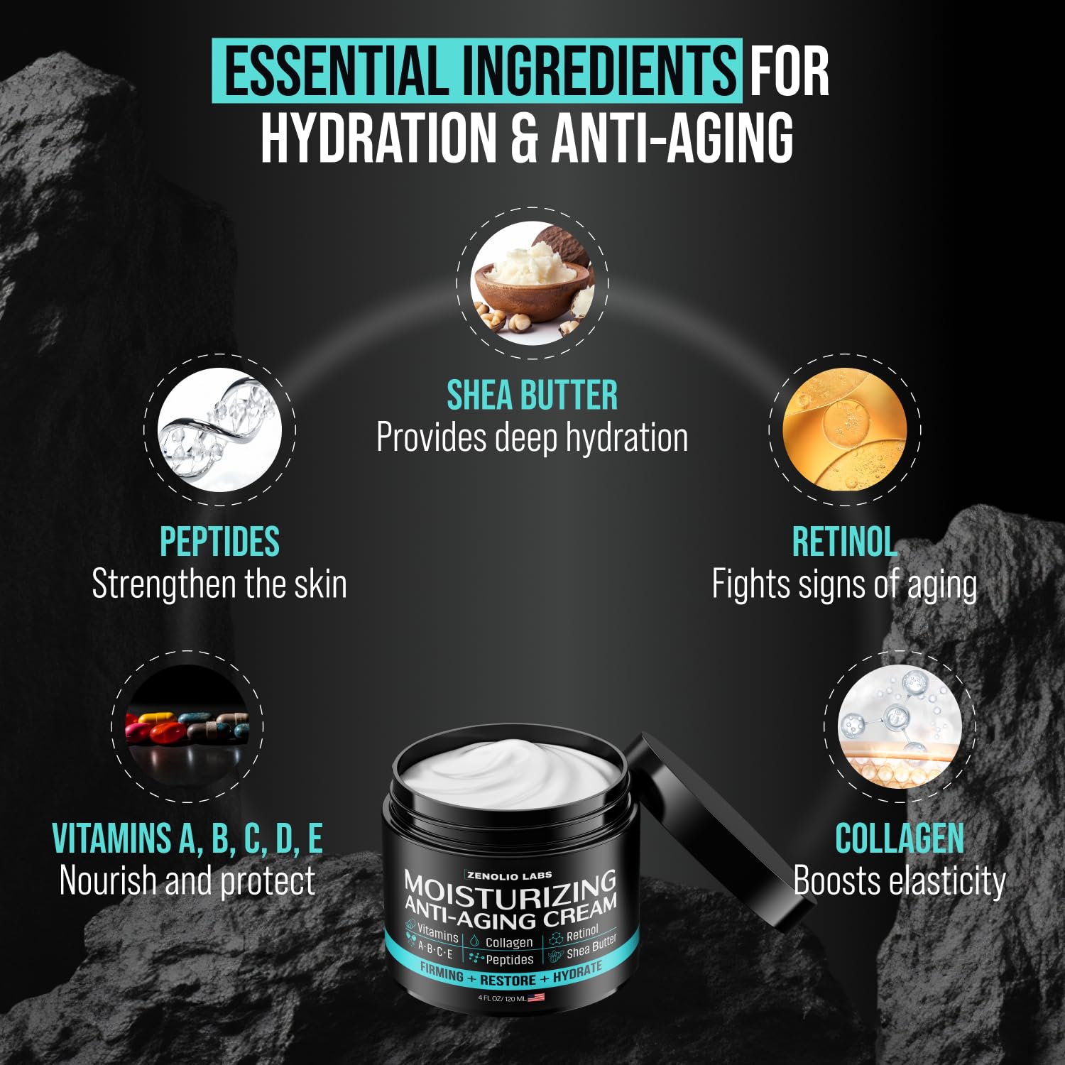 Mens Face Moisturizer Cream - Zenolio Labs