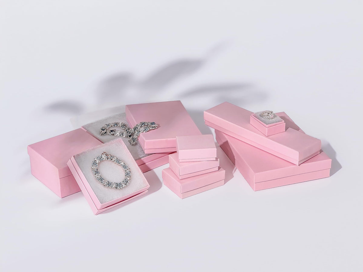 TheDisplayGuys 100 Cardboard Jewelry Gift Boxes with Inserts - TheDisplayGuys For Your Modern Living Official Imagery - 7