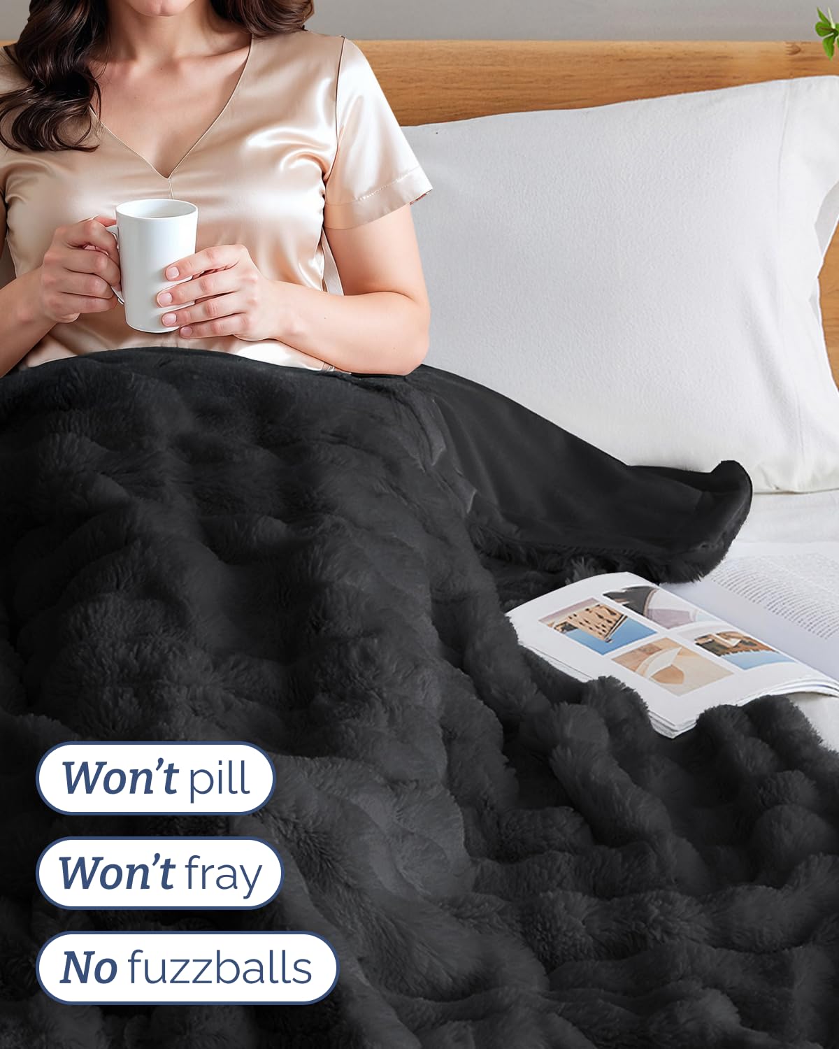Faux Fur Throw Blanket - CGK Unlimited Official Imagery - 5