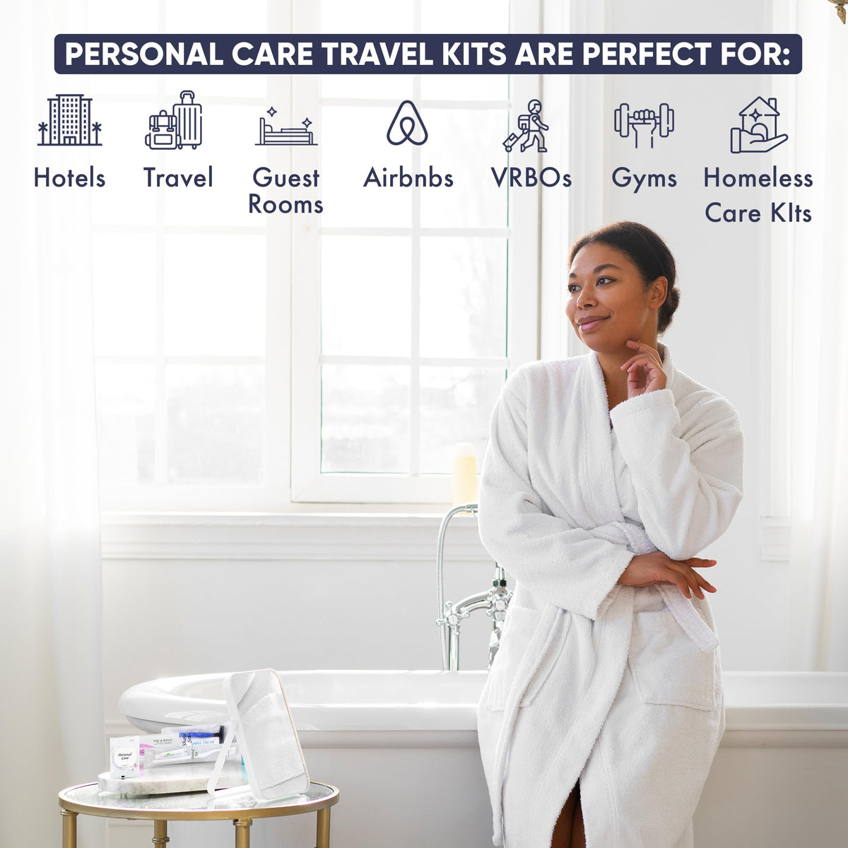 1 Shoppe Personal Care Travel Toiletries Kit 150 Piece - Diversified Hospitality Solutions Official Imagery - 3