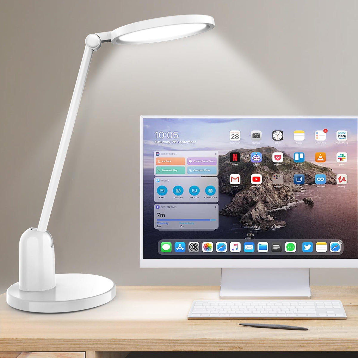 Desk Lamps for Home Office with Stable Base 1000LM Ultra - Kitloo Official Imagery - 1