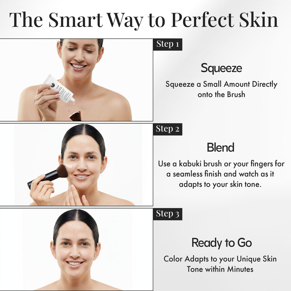 Jerome Alexander My Color Self Adjusting Foundation 2pc Set - Jerome Alexander Official Imagery - 4