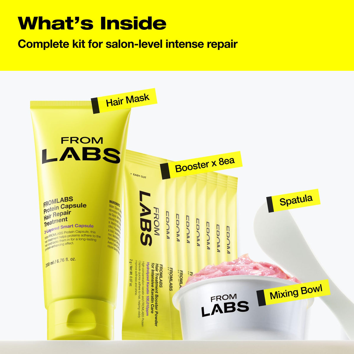 FROMLABS Deep Conditioning Protein Hair Mask Duo Set for - FROMLABS Official Imagery - 3