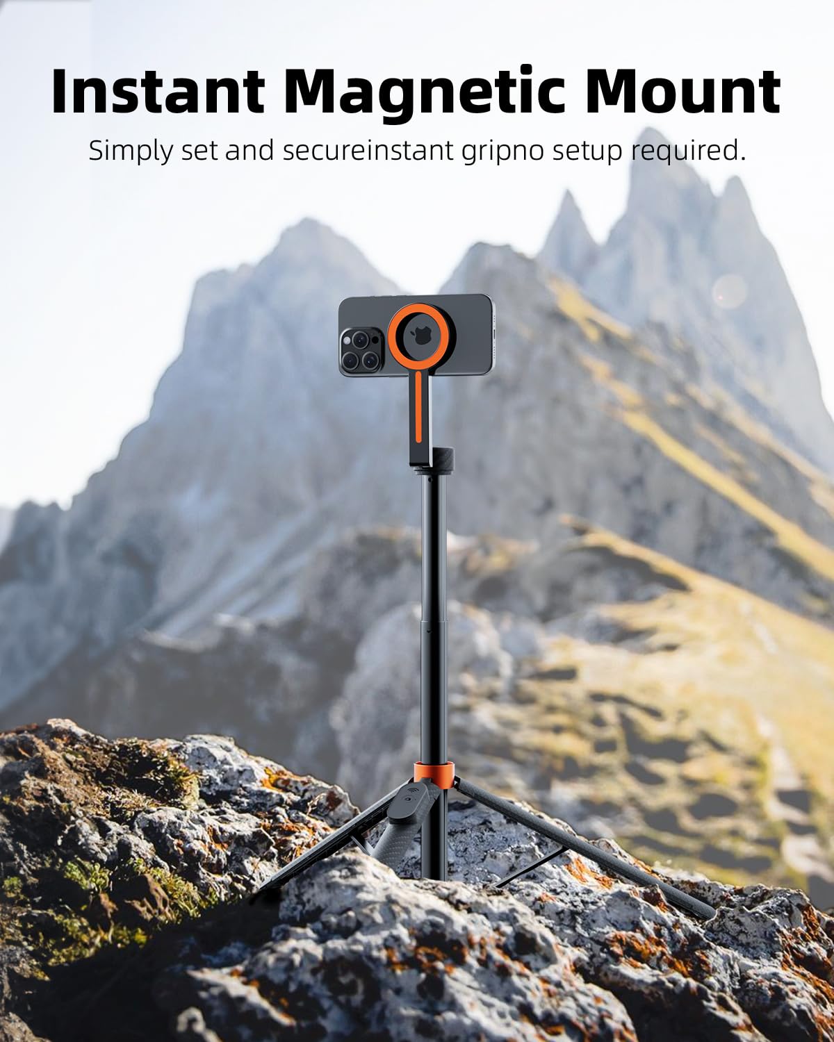 TODI 65 Magnetic Tripod for iPhone with Remote Selfie Stick - TODI Official Imagery - 7