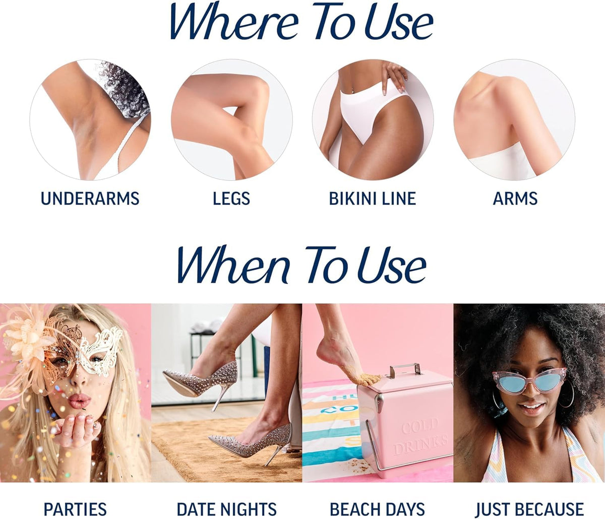 VEET Ready To Use Waxing Kit For Women Wax Strips For Body - Veet Official Imagery - 5