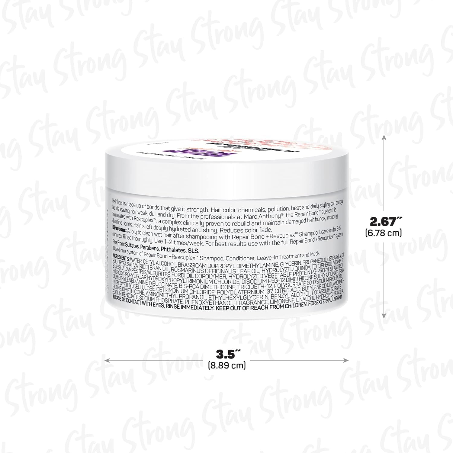 Marc Anthony Repair Bond Hydrate Deep Conditioning Hair Mask - Damaged Hair - Marc Anthony Official Product View 3