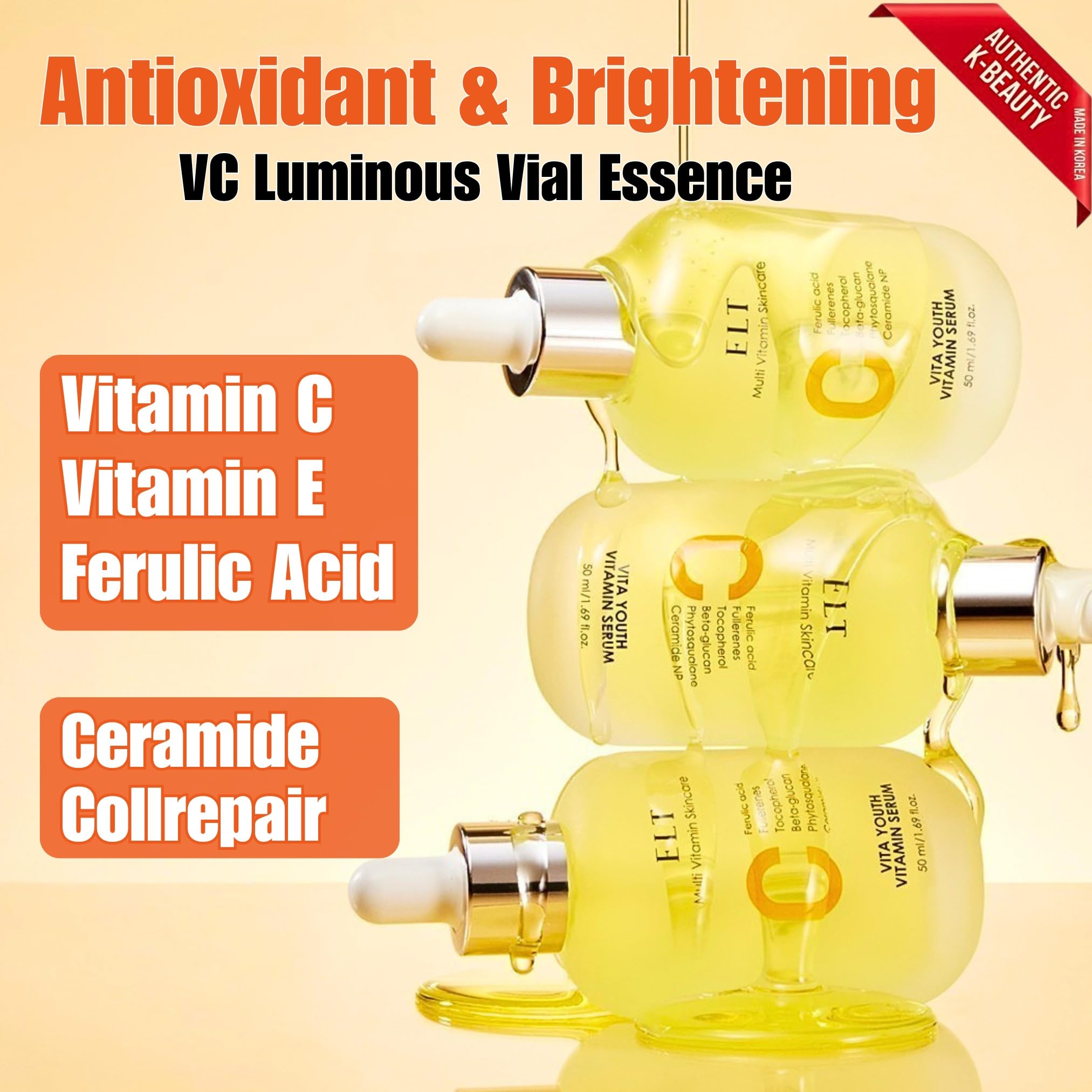 ELT Vita Youth Vitamin C Face Serum 1.69fl.oz.(50ml) - ELT