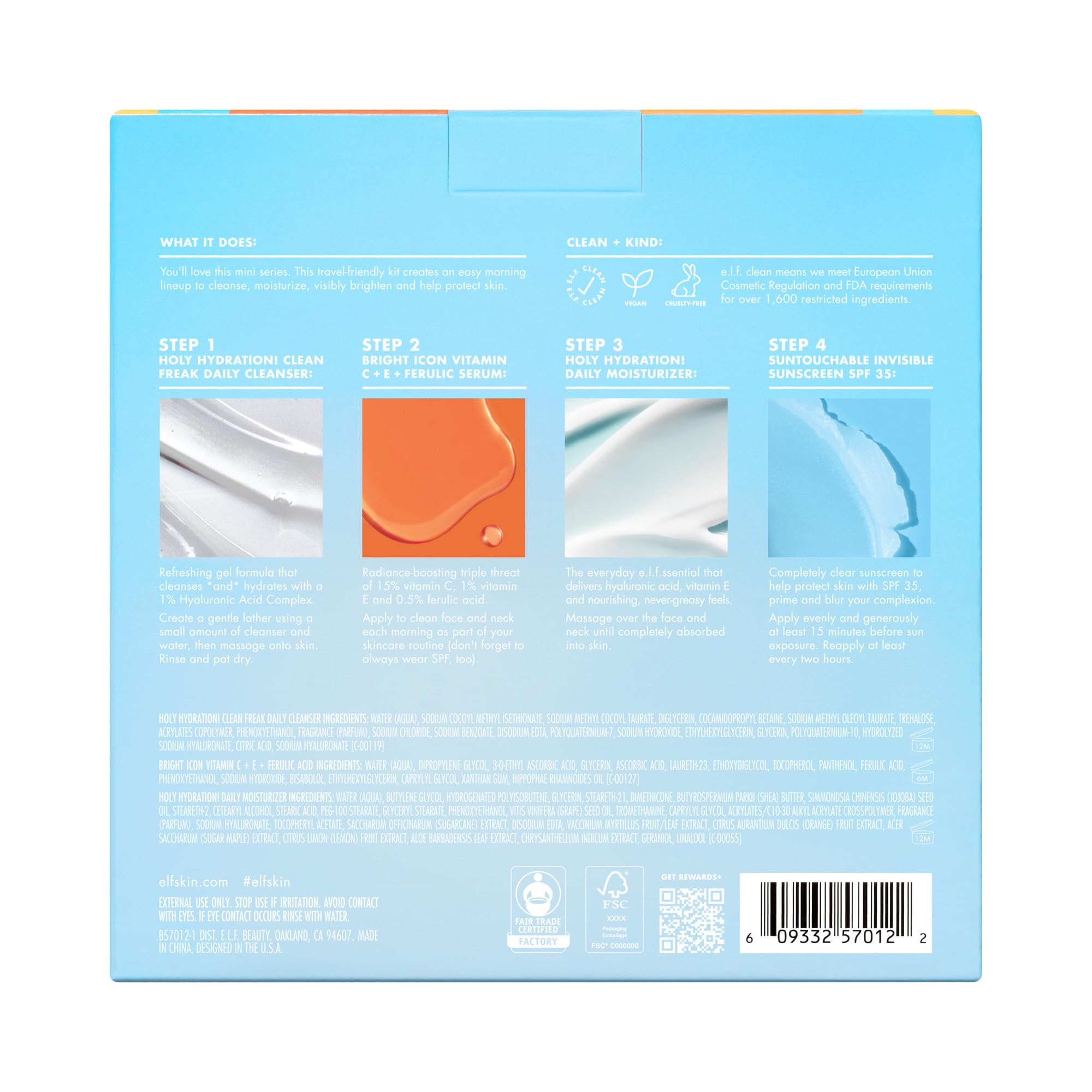 e.l.f. SKIN Wake the e.l.f. Up Skincare Kit - e.l.f.