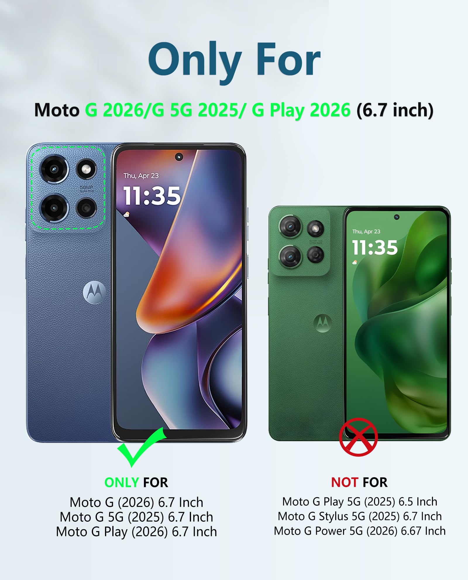 FNTCASE for Moto G 2026 Phone Case, G 2025 Case, Motorola G Pl... - FNTCASE Official Product View 3