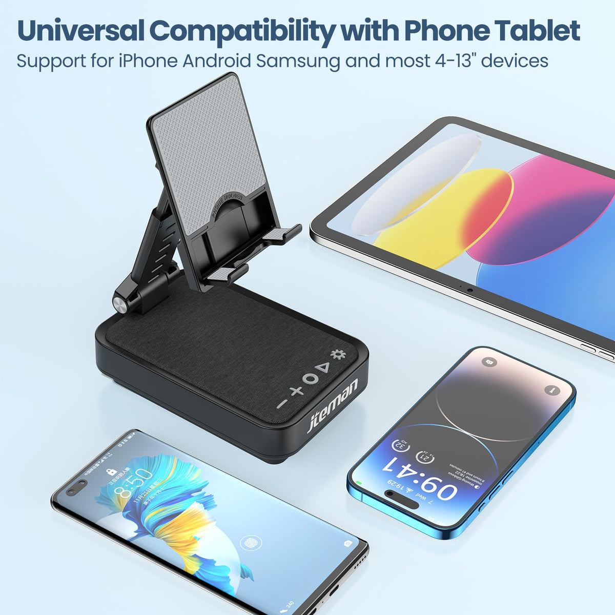 JTEMAN Gifts for Men Cell Phone Stand with Wireless - JTEMAN Official Imagery - 6