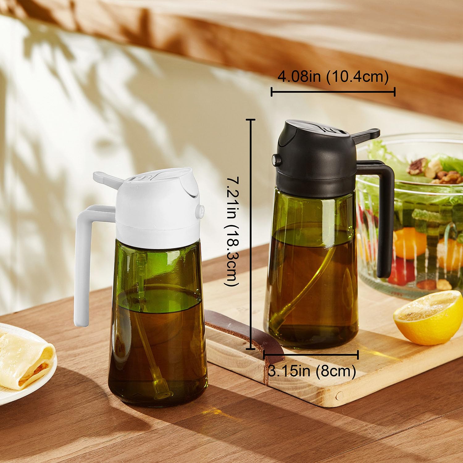 TrendPlain - Original 16oz/470ml Olive Oil Dispenser Bottle for Kitche - View 2