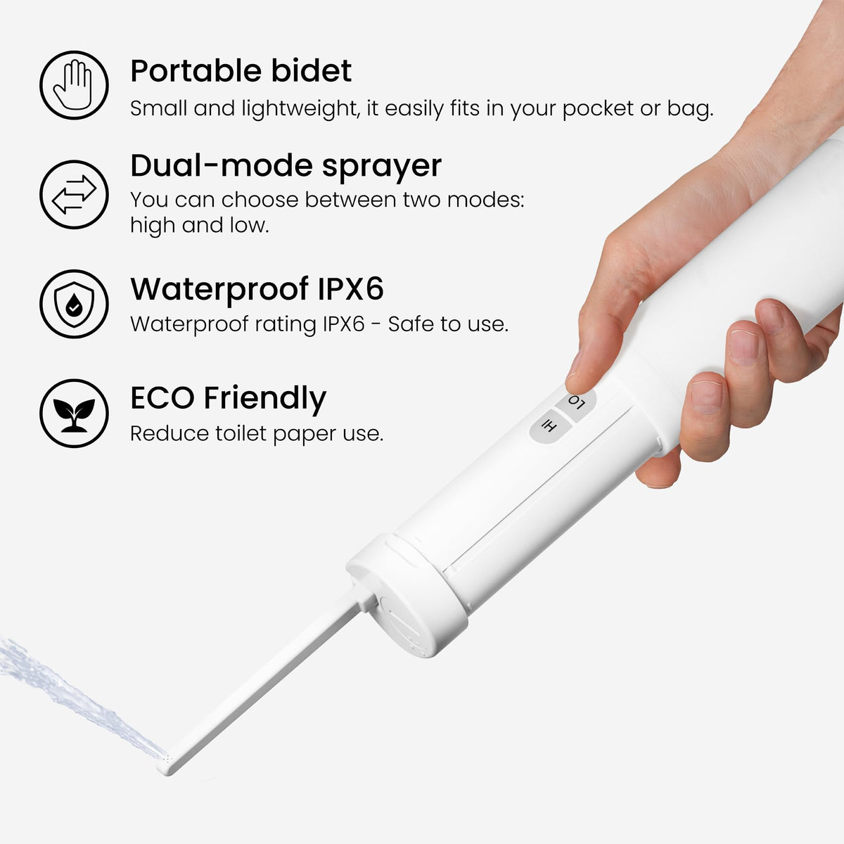 VOVO Go Portable Electric Bidet for Travel - VOVO Official Imagery - 5