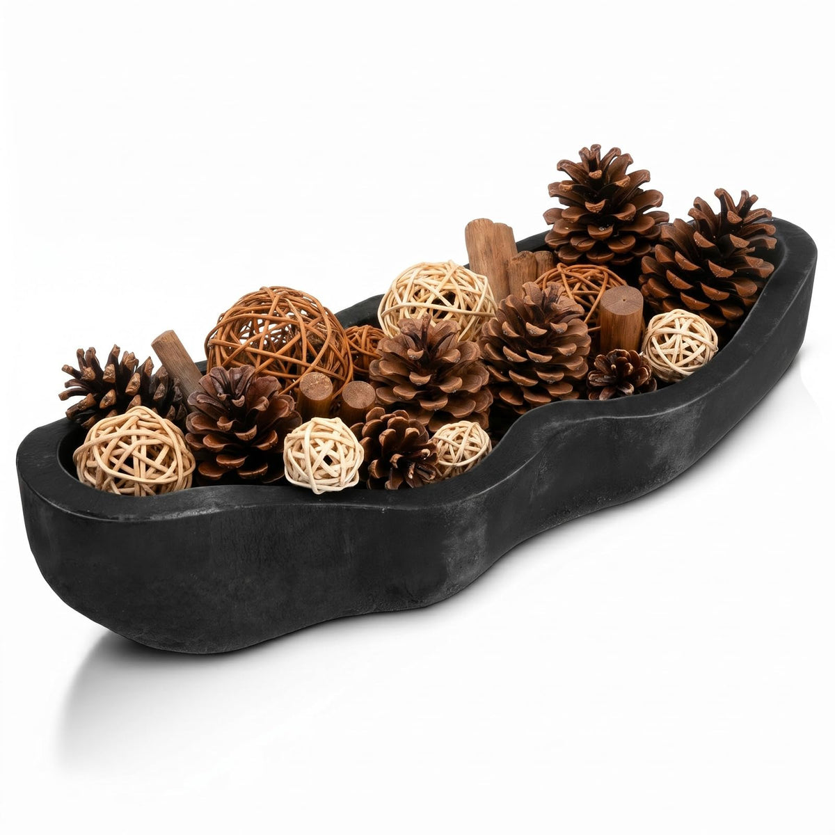 Nuogo 16 Inch Wooden Wavy Edge Dough Bowl Supplies Light - Nuogo Official Imagery - 8