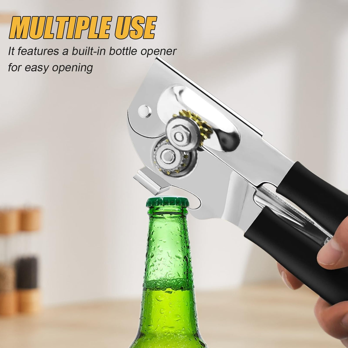 ICEKATl Commercial Can Opener Heavy Duty Folding Hand Crank - ICEKATI Official Imagery - 5