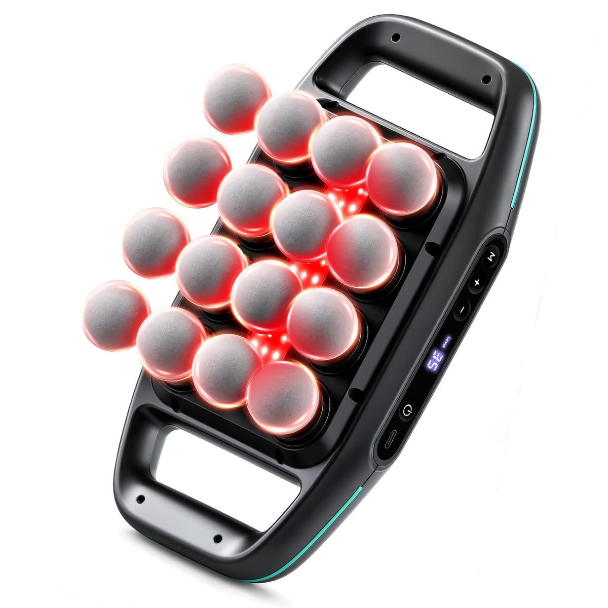 16 Head Massage Gun with 5mm Amplitude 35 Levels 4 Modes - HEYCHY Official Imagery - 1