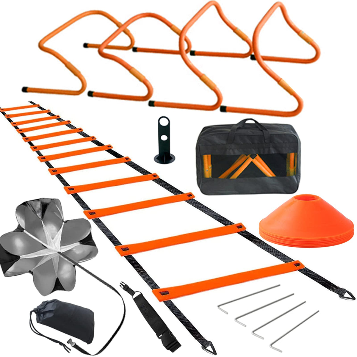 TOCO FREIDO Speed Agility Training Set 20ft Agility Ladder - TOCO FREIDO Official Imagery - 1