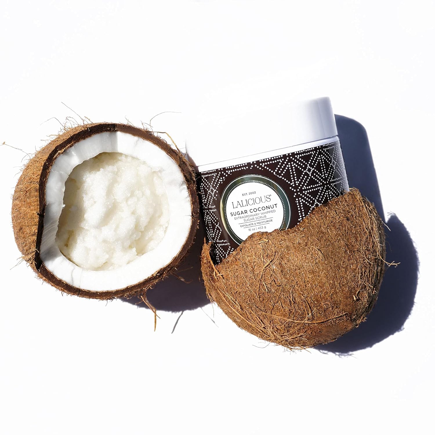 LALICIOUS Sugar Coconut Exfoliating & Moisturizing Body Scrub - Sugar & Coconut - LALICIOUS Official Product View 5