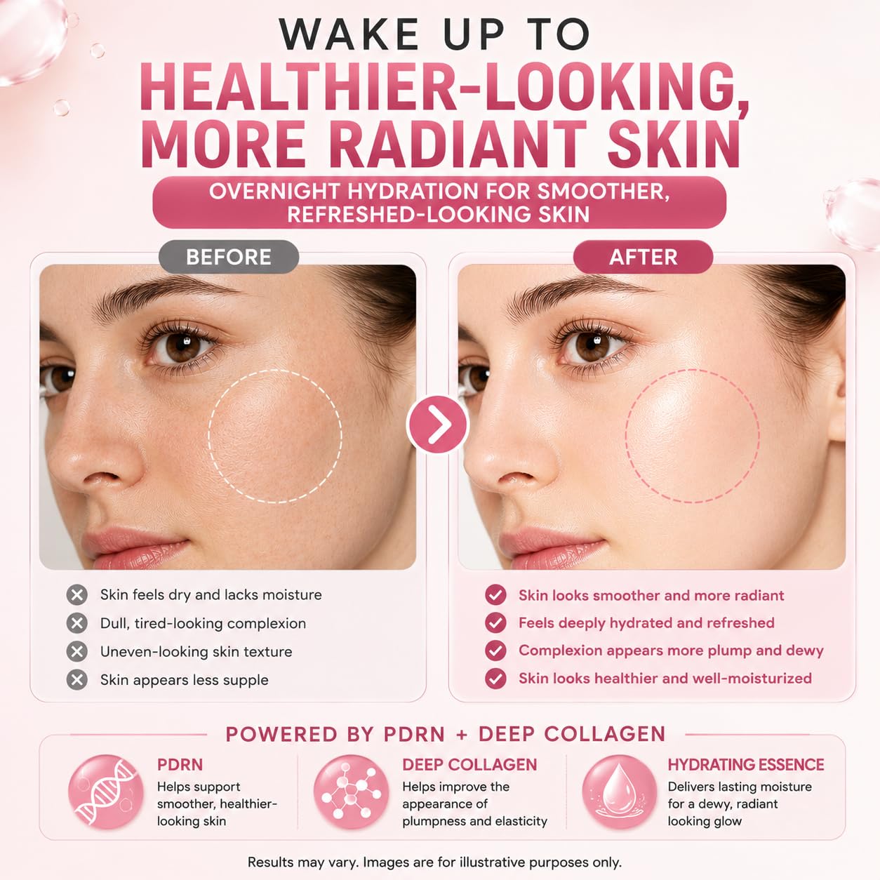 Salmon DNA PDRN Collagen Face Mask – Korean Face Mask for Glass - realori