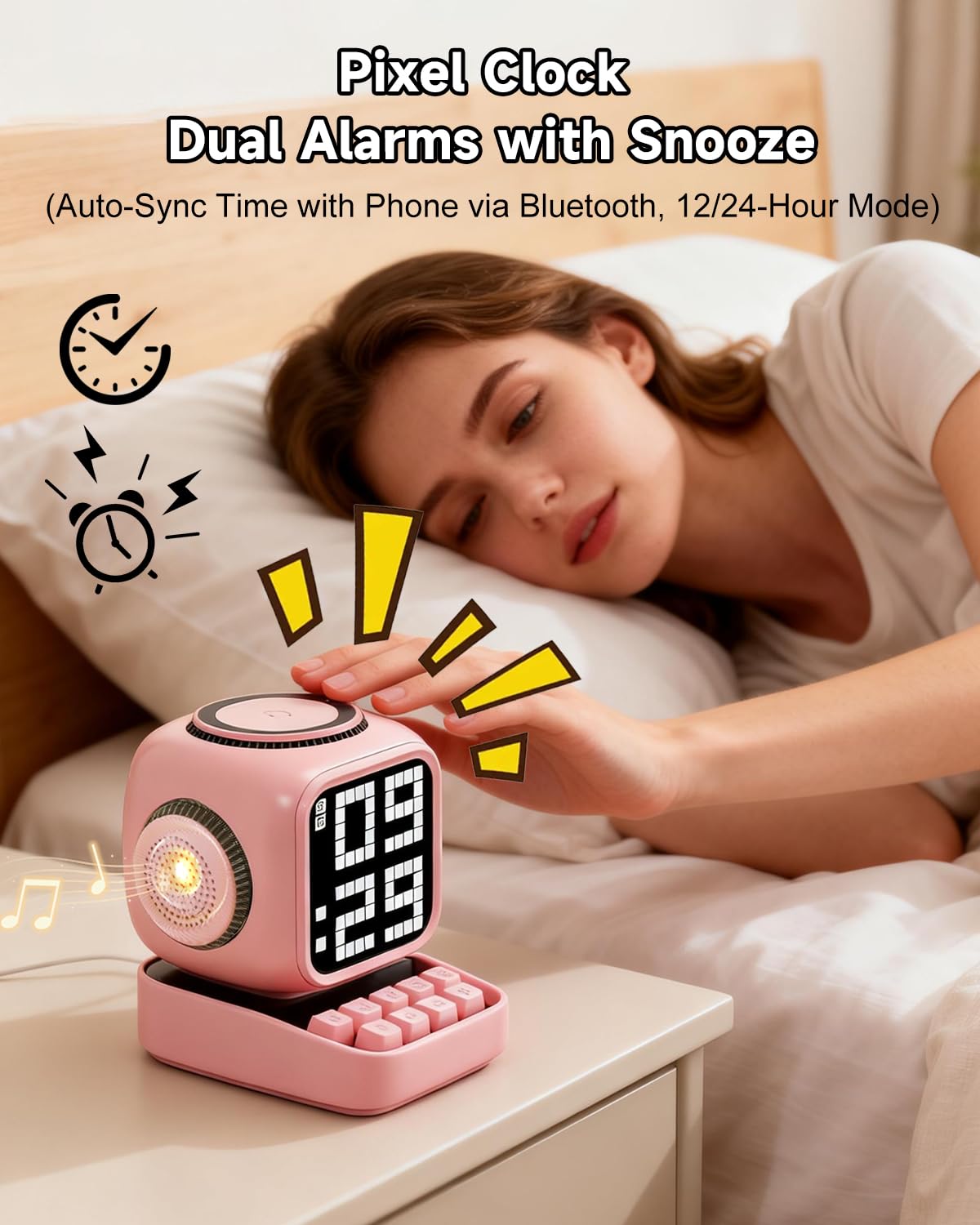 Retro Robot 5 in 1 Bluetooth Speaker 15W Wireless Charger - ALYNIC Official Imagery - 7