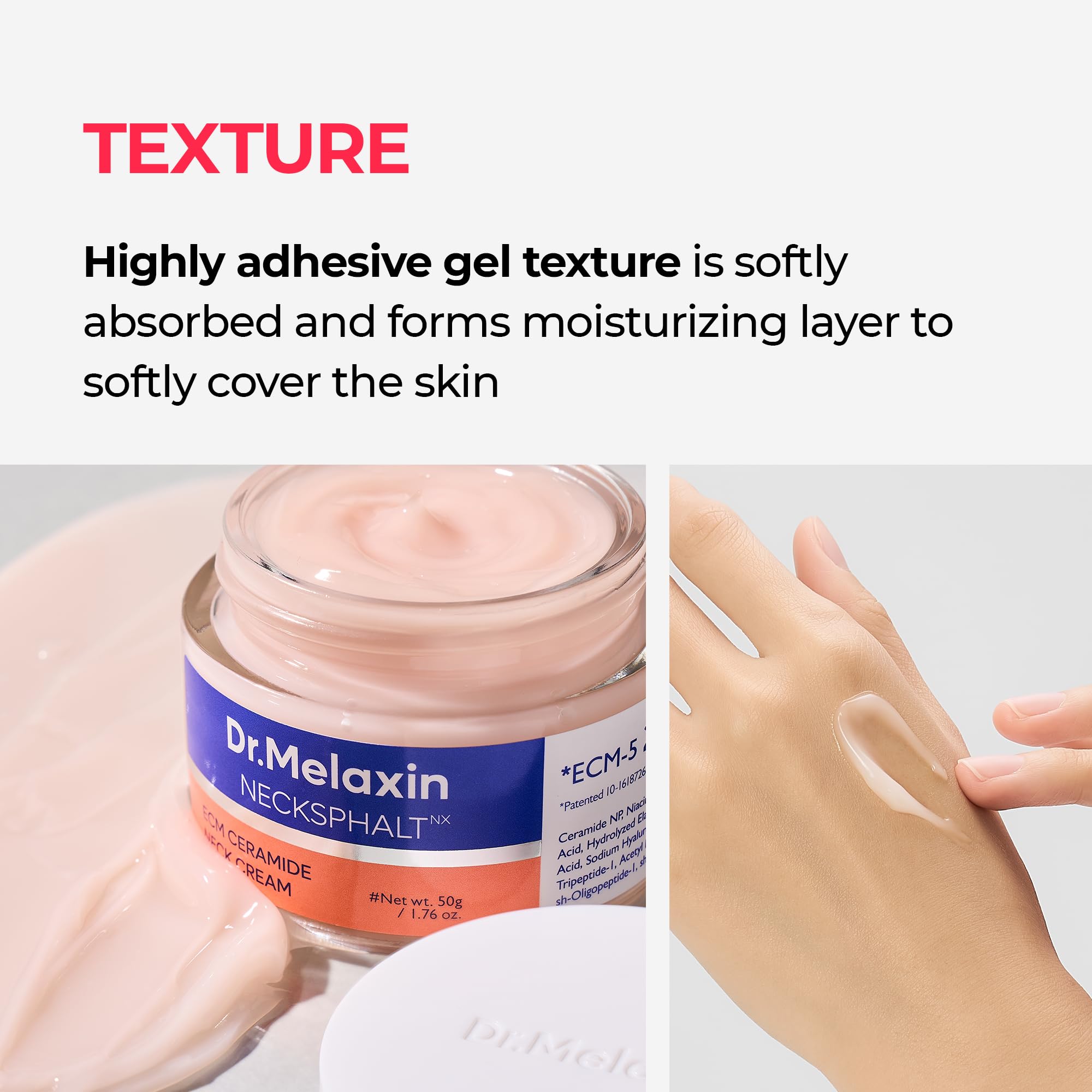 Dr.Melaxin Necksphalt Firming Cream with ECM - 5 20 & 000ppm & Firming & Lifting Neck - Dr.Melaxin Official Product View 5