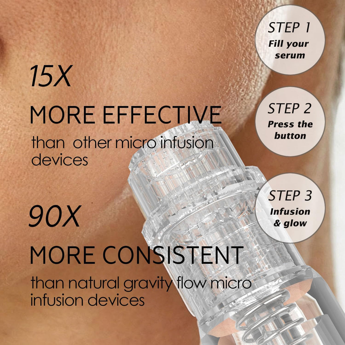 Microneedling Derma Stamp Micro Infusion for Face Scalp - BOVRM Official Imagery - 4