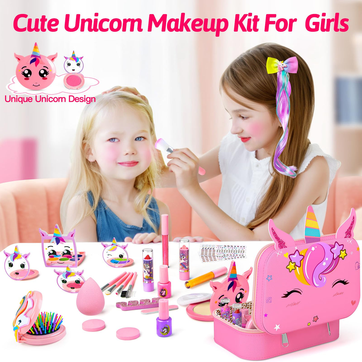 Kids Makeup Kit for Girls - Mqsiuve Official Imagery - 3