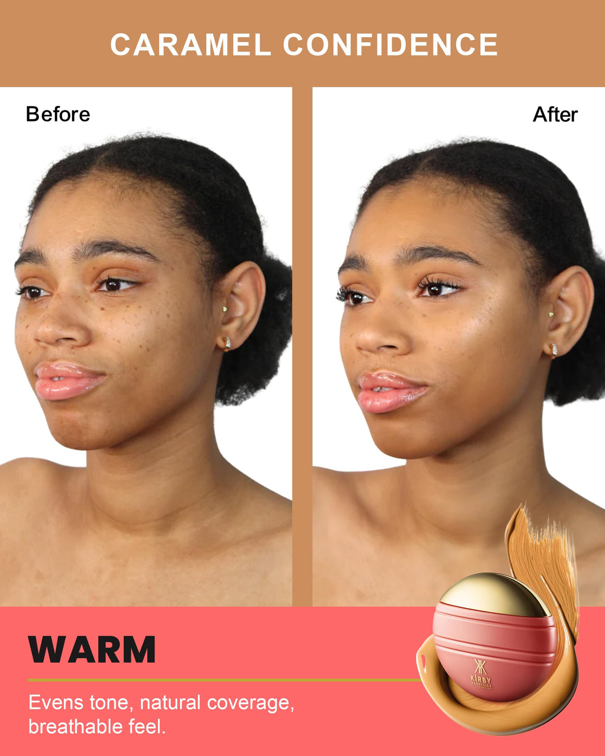 Konfident Glow Skin Tint Caramel Confidence Hydrating Oil - Kirby Kosmetics Official Imagery - 5