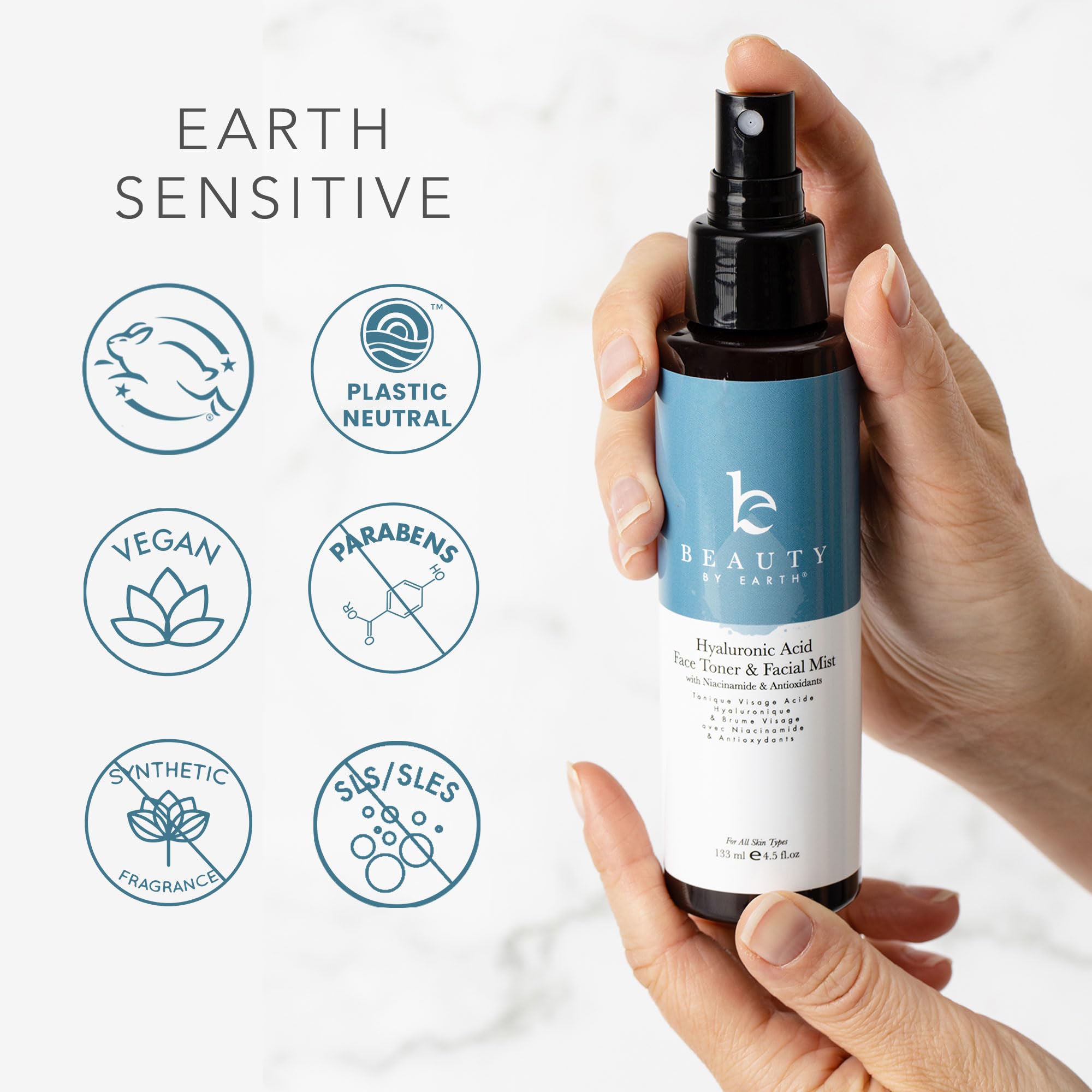 Hyaluronic Acid Toner for Face - Beauty by Earth Official Imagery - 7