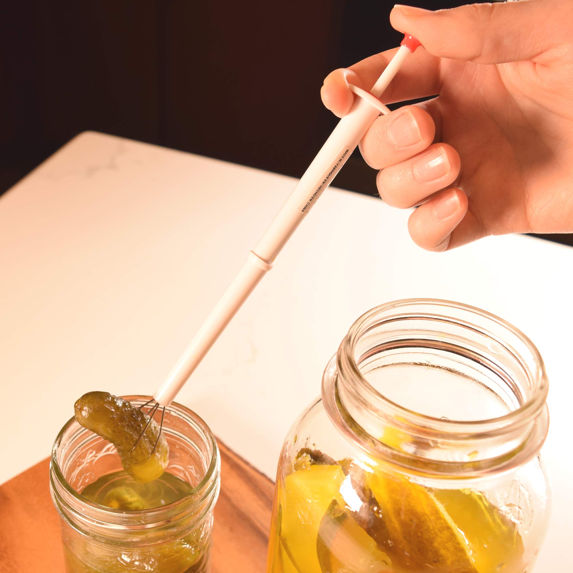 R&M Pickle Picker 8" – Long-Reach Kitchen Gadget for Removing Pickles, - View 6