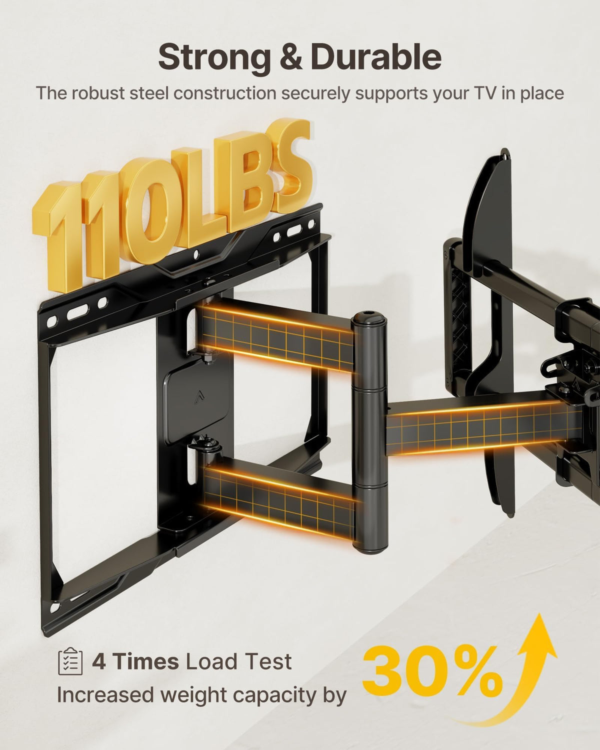 monTEK Full Motion TV Wall Mount for 37 84 Inch TVs - monTEK Official Imagery - 4