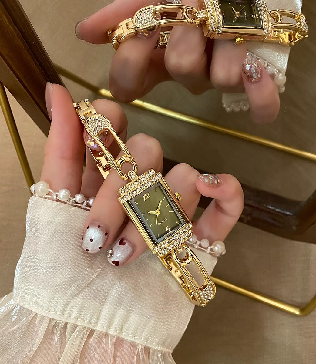 Womens Watch Vintage Rectangular Bracelet Watch - GOODLIYA Official Imagery - 8