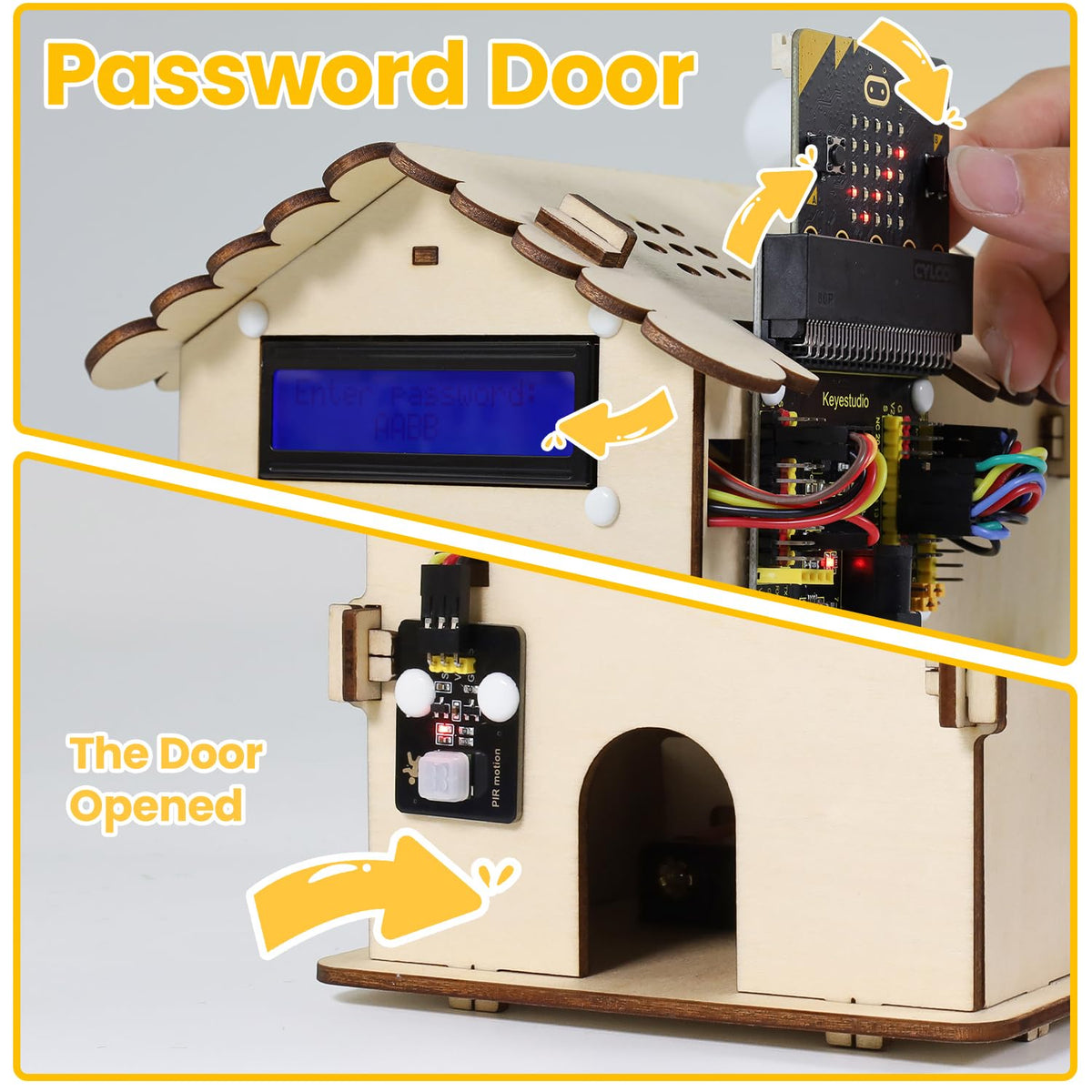KEYESTUDIO Microbit V2 Smart Home Kit for Coding Projects - KEYESTUDIO Official Imagery - 7