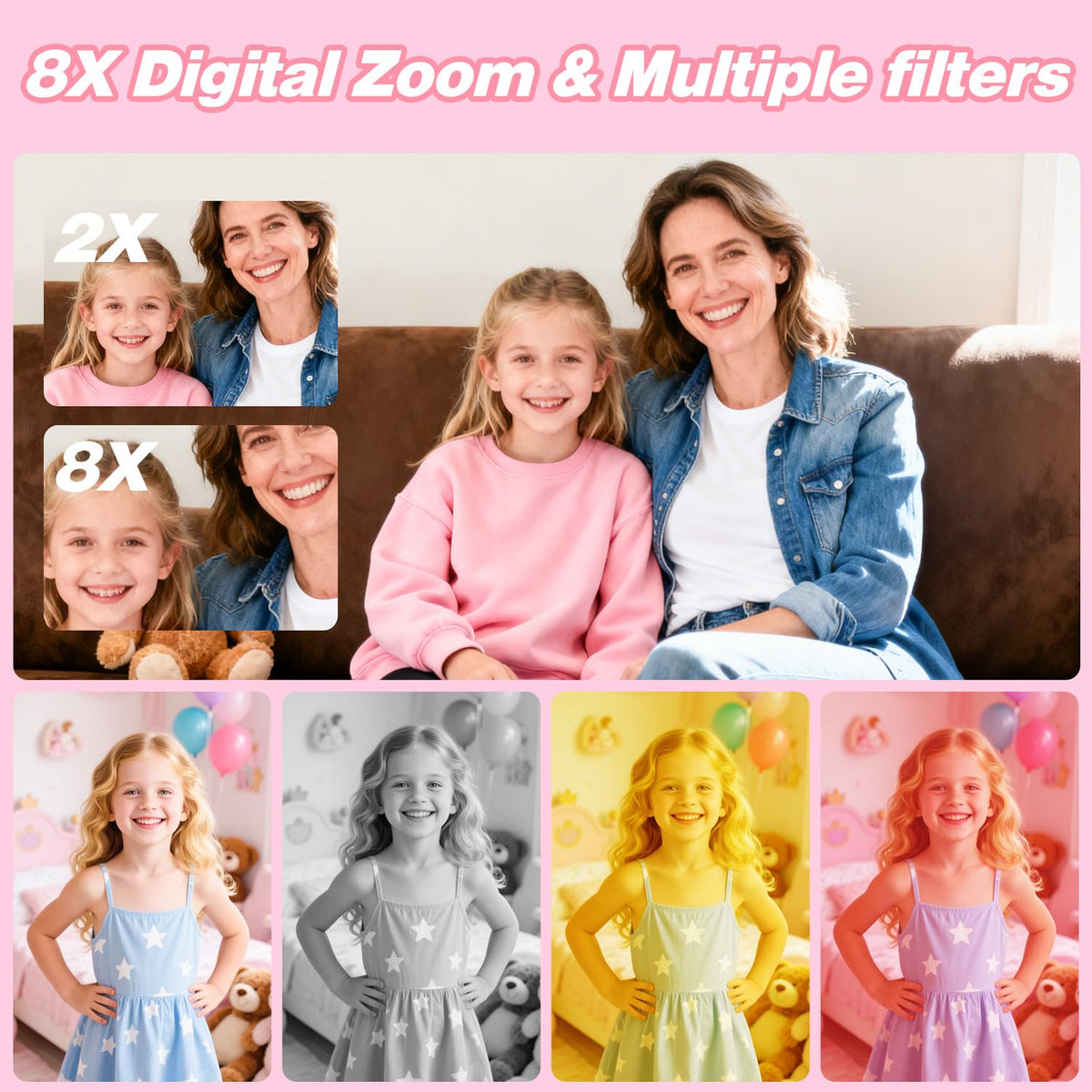 Kids Camera Toys for 3 8 Year Old Girls Boys Children - goopow Official Imagery - 8